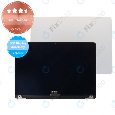Apple MacBook Air 15" M2 A2941 (2023), M3 A3114 (2024) - LCD Display + Front Glass + Case (Silver) Refurbished