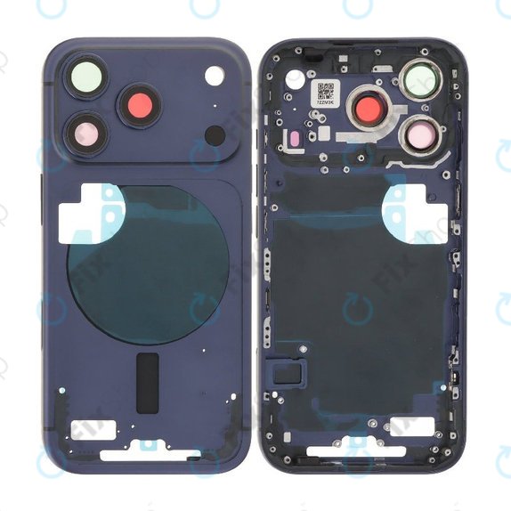 Rear Housing for iPhone 17 Pro, Dark Blue