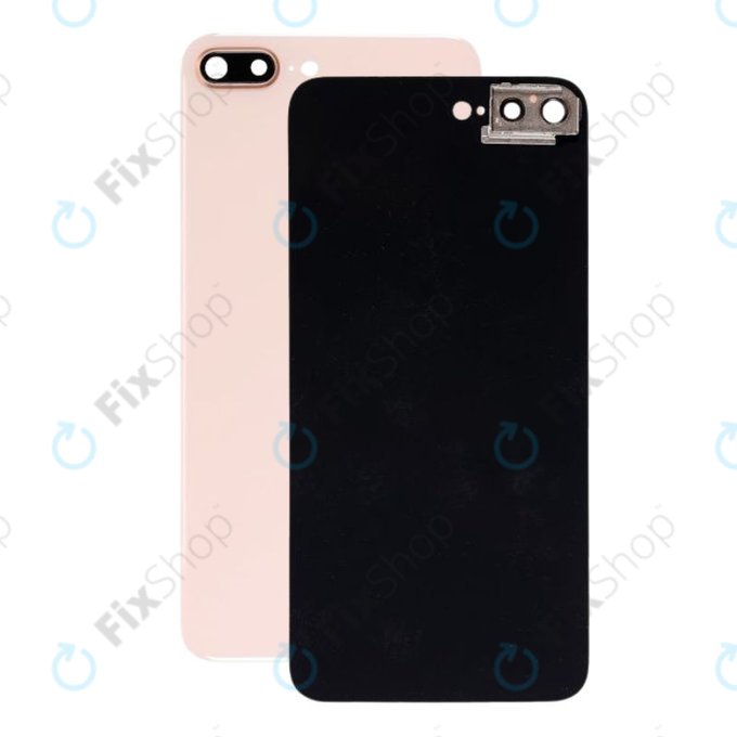 Apple iPhone 8 Plus - Rear Housing Glass + Camera Holder (Gold)