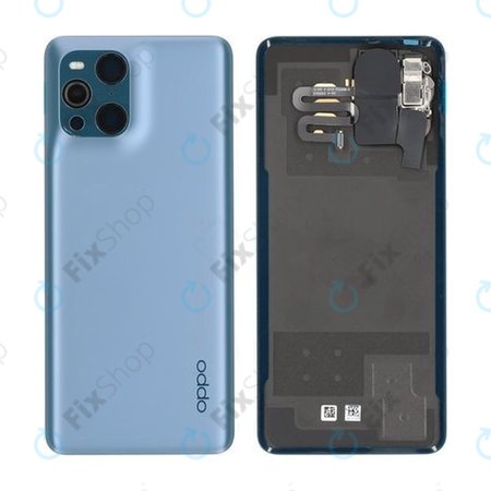 Oppo Find X3 Pro Battery Cover (Blue) 6561751 Genuine Service Pack - Main Image