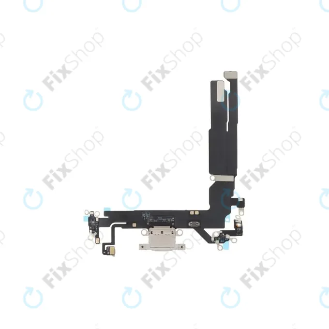 Apple iPhone 16 - Charging Connector + Flex Cable (White)