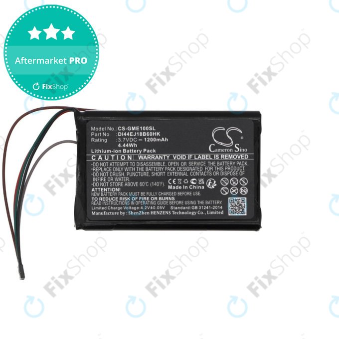 Battery for Garmin Edge 1000, Explore, 1200mAh, Li-ion, 3.7V, DI44EJ18B60HK, HQ