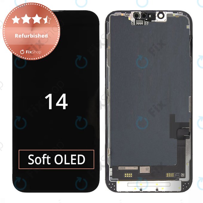 Display for iPhone 14, Touch Screen with Frame, Refurbished