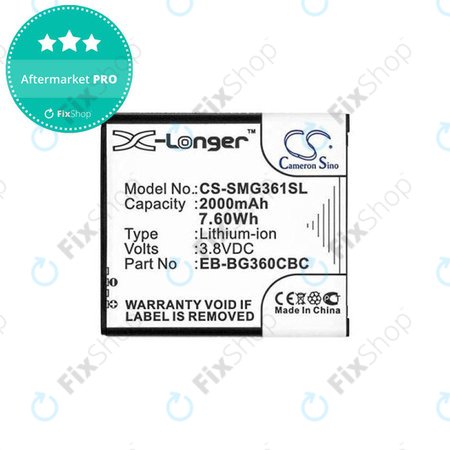 Samsung Galaxy Core Prime G360F - Battery EB-BG360BBE 2000mAh HQ