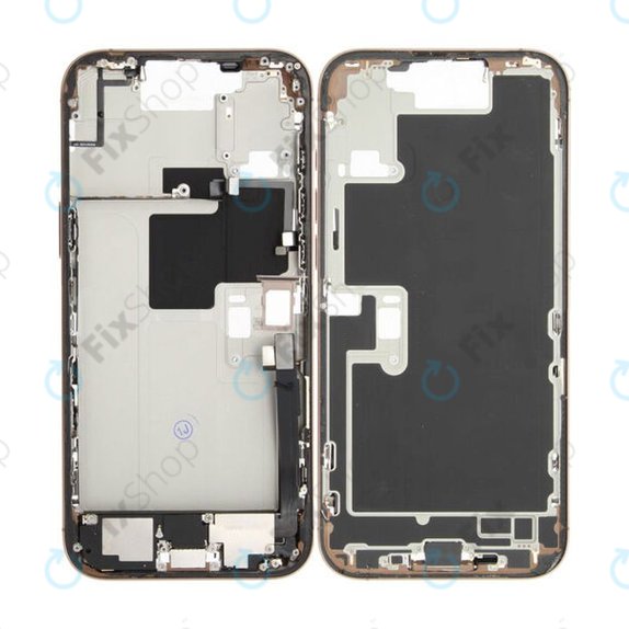 Apple iPhone 16 Pro Max - Middle Frame + Power + Volume Buttons (Desert Titanium)