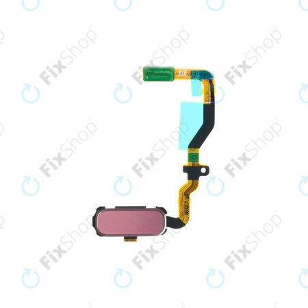 Samsung Galaxy S7 G930F - Home Button + Flex cable (Pink) - GH96-09789E Genuine Service Pack