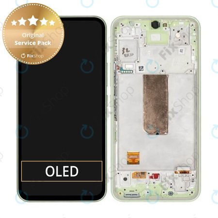 Samsung Galaxy A54 5G A546B - LCD Display + Touch Screen + Frame (Light Green) - GH82-31231C, GH82-31232C Genuine Service Pack