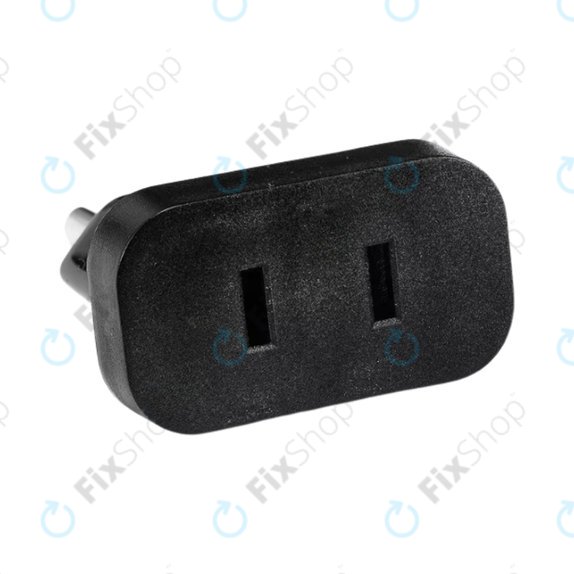 220V Power plug adapter US to EU (Black)
