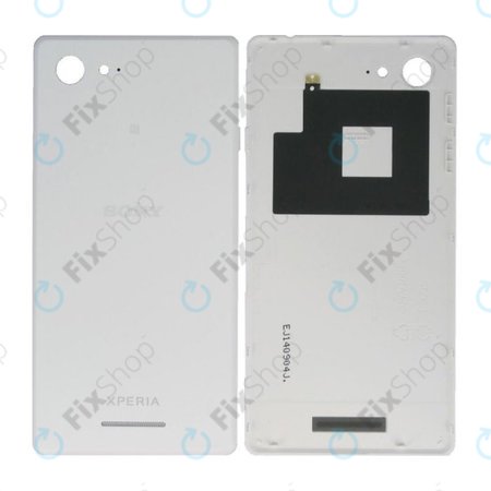 Sony Xperia E3 D2203 - Battery Cover (White) - A/405-59080-0001 Genuine Service Pack