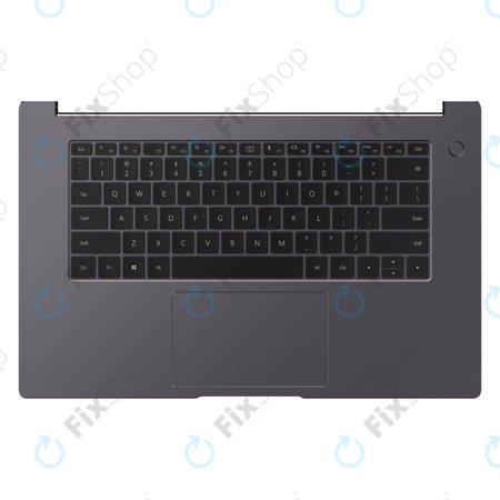 Huawei MateBook D15 2020 - Cover C (Armrest) + Keyboard + Touchpad (Space Grey) (UK) - 02353LRS