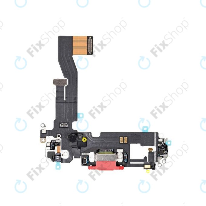 Apple iPhone 12, 12 Pro - Charging Connector + Flex Cable (Red)
