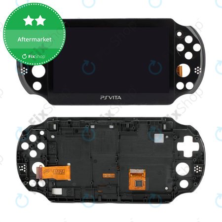 Sony Playstation Vita 2000 - LCD Display + Touch Screen + Frame (Black) TFT