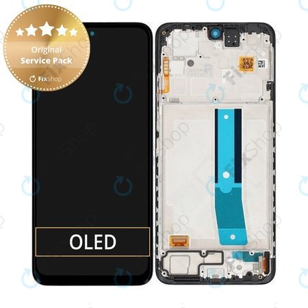 Xiaomi Redmi Note 12S 2303CRA44A - LCD Display + Touch Screen + Frame (Onyx Black) - 560001K7SR00 Genuine Service Pack
