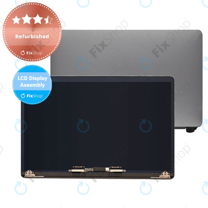 Apple MacBook Pro 15" A1990 (2018 - 2019) - LCD Display + Front Glass + Case (Space Gray) Refurbished
