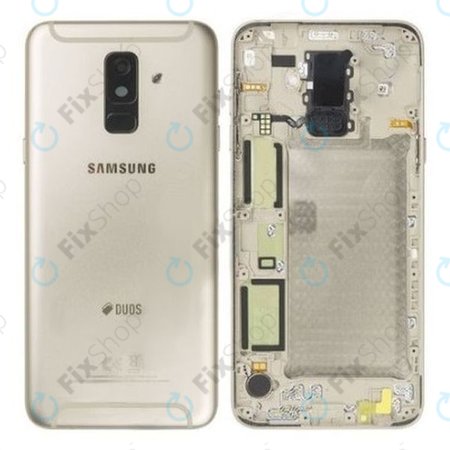 Samsung Galaxy A6 Plus A605 (2018) - Battery Cover (Gold) - GH82-16431D Genuine Service Pack