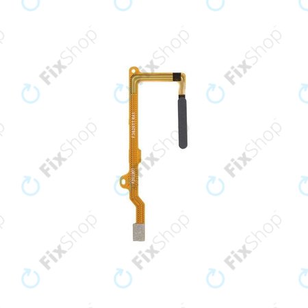 Huawei P40 Lite - Fingerprint Sensor + Flex Cable (Midnight Black) - 02353KGM Genuine Service Pack