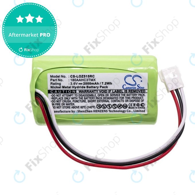 Battery for Logitech Z515, S315i, S715i, 2000mAh, Ni-MH, 3.6V, 180AAHC3TMX, HQ