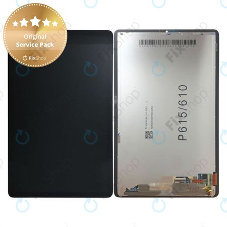 Samsung Galaxy Tab S6 Lite P610, P615 - LCD Display + Touch Screen (Oxford Gray) - GH82-22896A Genuine Service Pack