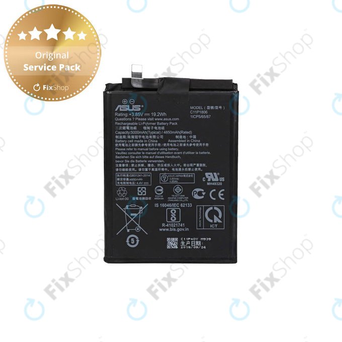 Asus ZenFone 6 ZS630KL - Battery C11P1806 5000mAh - 0B200-03390100 Genuine Service Pack