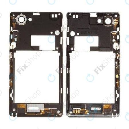 Sony Xperia L C2105 - Middle Frame + RF Antenna (Black) - 2512SA7701W