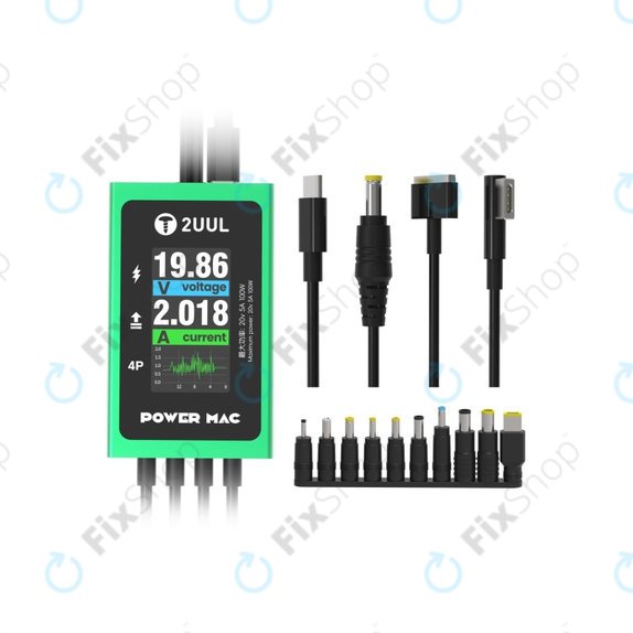 Digital diagnostic power cable for laptops, 2UUL PW08