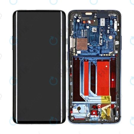 OnePlus 7 Pro - LCD Display + Touch Glass + Frame (Nebula Blue) - 2011100057