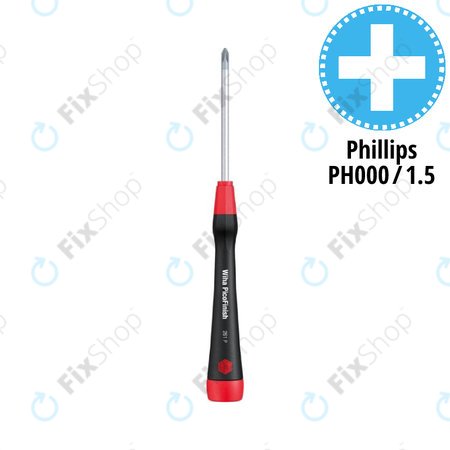 Wiha PicoFinish® 261P - Precission Screwdriver - Phillips PH000 (1.5mm)