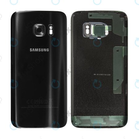 Samsung Galaxy S7 G930F - Battery Cover (Black) - GH82-11384A Genuine Service Pack