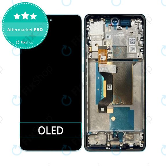 Motorola Edge 60 Fusion - LCD Display + Touch Screen + Frame (Amazonite) OLED