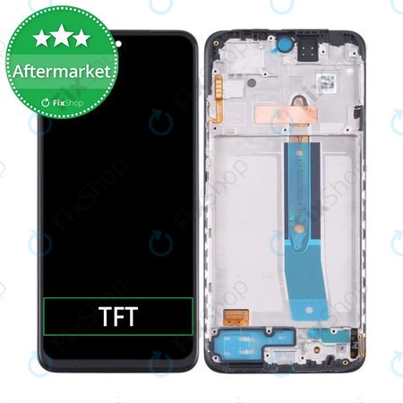 Xiaomi Redmi Note 11, Note 11S, Poco M4 Pro 4G - LCD Display + Touch Screen + Frame (Graphite Gray) TFT