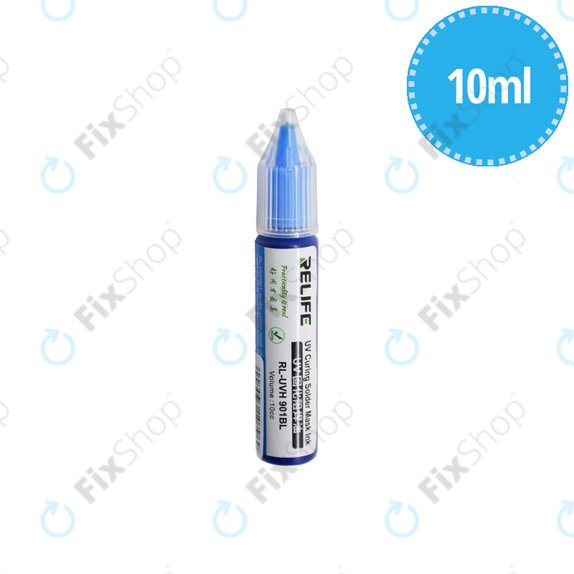 Relife RL-UVH901BL - UV Curable Solder Mask - 10ml (Blue)