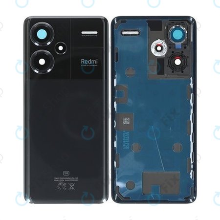 Xiaomi Redmi Note 13 Pro+ 23090RA98C - Battery Cover (Midnight Black) - 560035N16U00 Genuine Service Pack