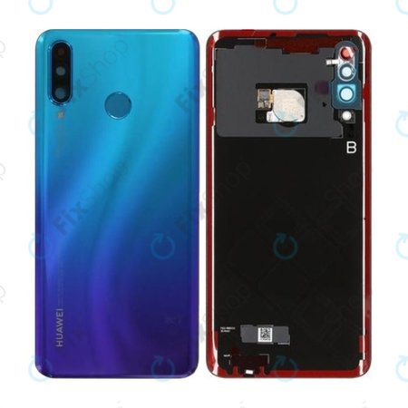 Huawei P30 Lite, P30 Lite 2020 - Battery Cover (Peacock Blue) - 02352RPY Genuine Service Pack