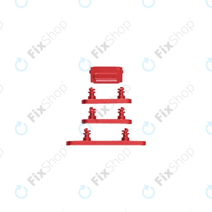 Apple iPhone 14 Plus - Side Buttons (Red)