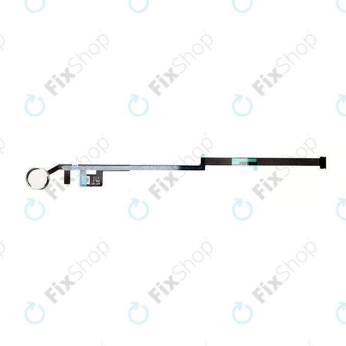 Apple iPad (7th Gen 2019, 8th Gen 2020, 9th Gen 2021) - Home Button + Flex Cable (Silver)