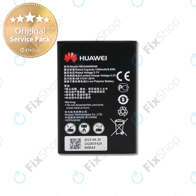 Huawei Router E5375 - Battery HB554666RAW 1500mAh - 24021322 Genuine ...