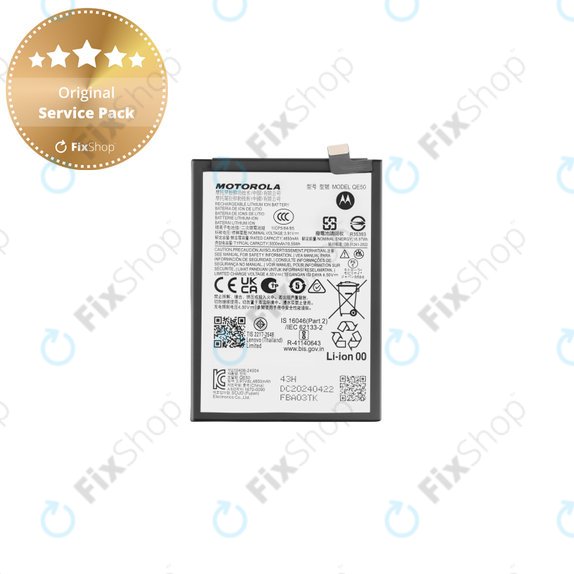 Motorola Moto G85 5G - Battery QE50 5000mAh - SB18E14178 Genuine Service Pack