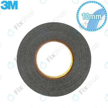3M - Double-Sided Tape - 10mm x 50m (Black)