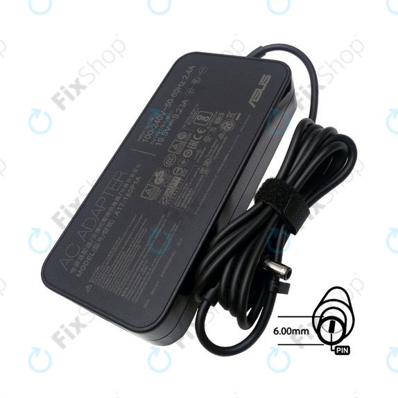Charging adapter for Asus, B0A001-00262100, 180W, 19.5V, Genuine Service Pack