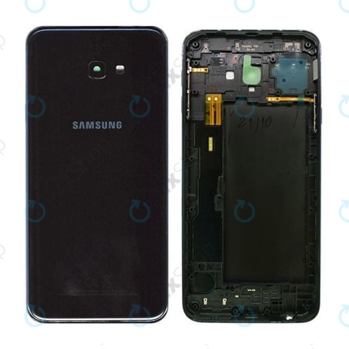 Samsung Galaxy J4 Plus (2018) - Battery Cover (Black) - GH82-18155A Genuine Service Pack