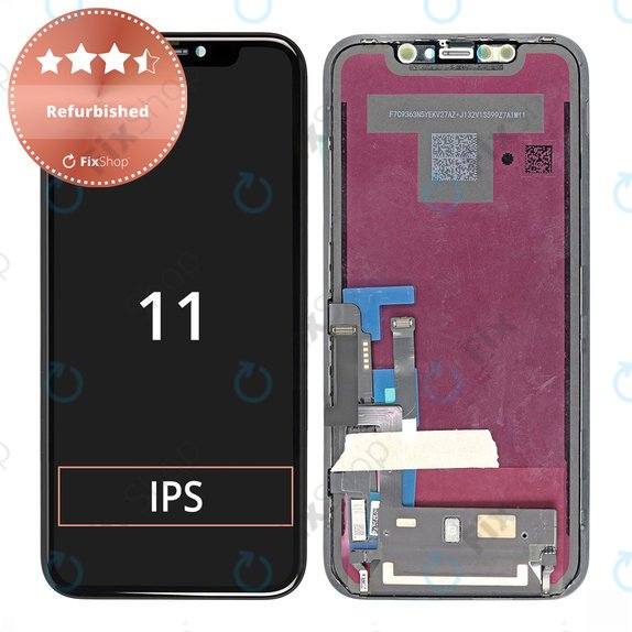 Display for iPhone 11, Touch Screen with Frame, Refurbished