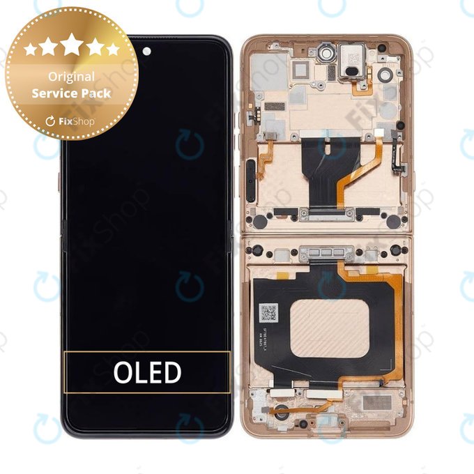 Motorola Razr 60 Ultra - LCD Display + Touch Screen + Frame (Mountain Trail) - 5D68C29812 Genuine Service Pack