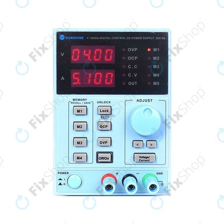 Sunshine P-3005A - Regulated DC Power Supply (0-30V, 0-5A)