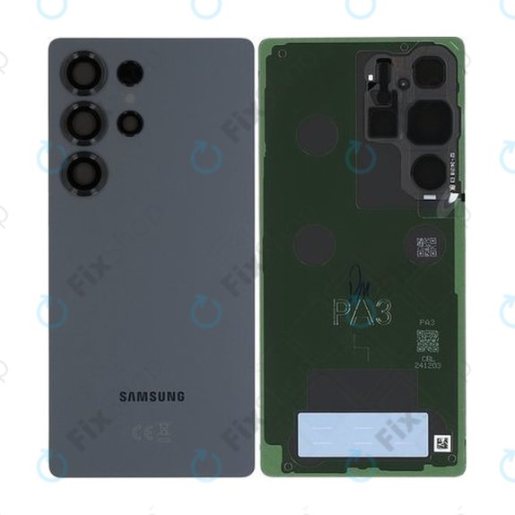 Samsung Galaxy S25 Ultra - Battery Cover (Titanium Jetblack) - GH82-36353G Genuine Service Pack