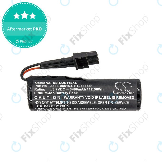 Battery for Logitech UE Ultimate, UE MegaBoom 2, UE Kora Boom, Ears Boom 2, 3400mAh, Li-Ion, 3.7V, 533-000104, HQ