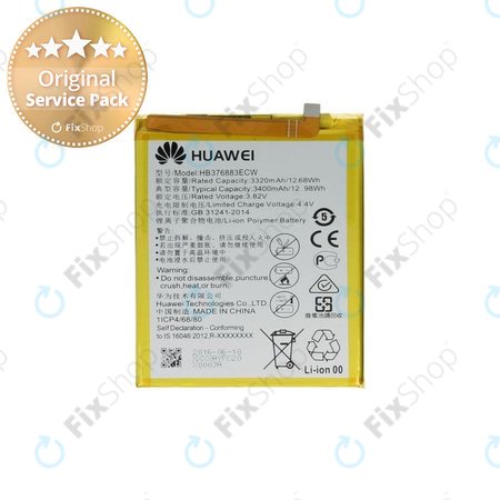 Huawei P9 Plus - Battery HB376883ECW 3400mAh - 24022009 Genuine Service Pack