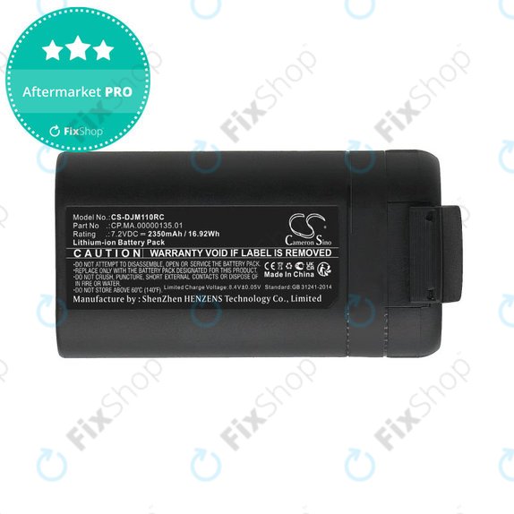 Battery for DJI Mavic Mini, Mini dual, 2350mAh, Li-Ion, 7.2V, CP.MA.00000135.01, HQ