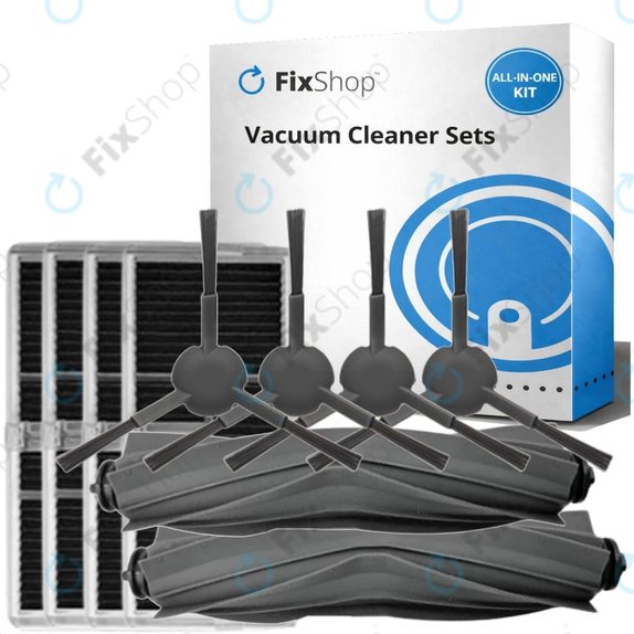 Replacement set for Xiaomi Dreame Mova E30 Ultra (2x Main brush, 4x Filter, 4x Side brush)