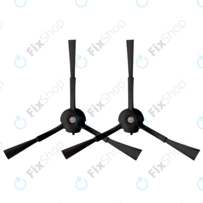 Side Brush, 2pcs, Black for Roborock S8 MaxV Ultra, S8 Max Ultra