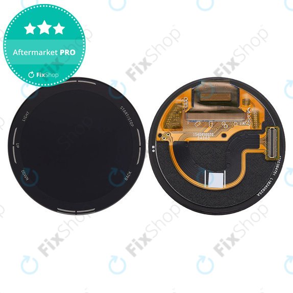 OLED display + Touch screen without frame (Black) for Garmin Instinct 3 45mm